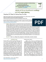 Transcriptomic Analysis of Hevea Brasiliensis Seedlings Under Supplemental LED Night Lighting