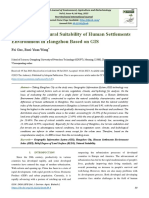 Evaluation of Natural Suitability of Human Settlements Environment in Hangzhou Based On GIS