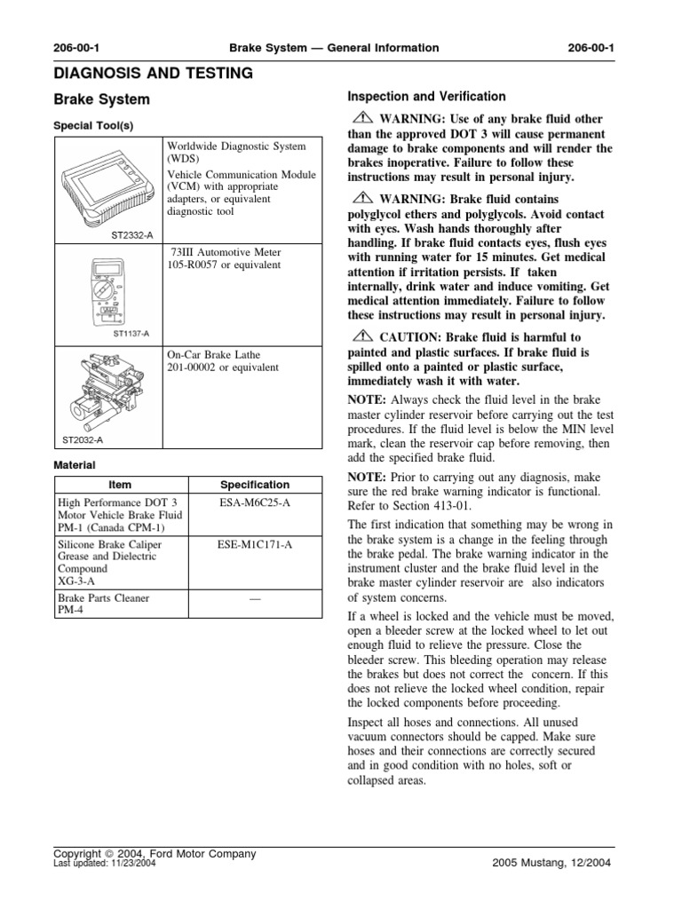 Diagnosis and Testing Brakes | PDF | Brake | Anti Lock Braking System