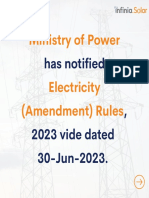 Ministry of Power Has Notified Electricity Rules, 2023