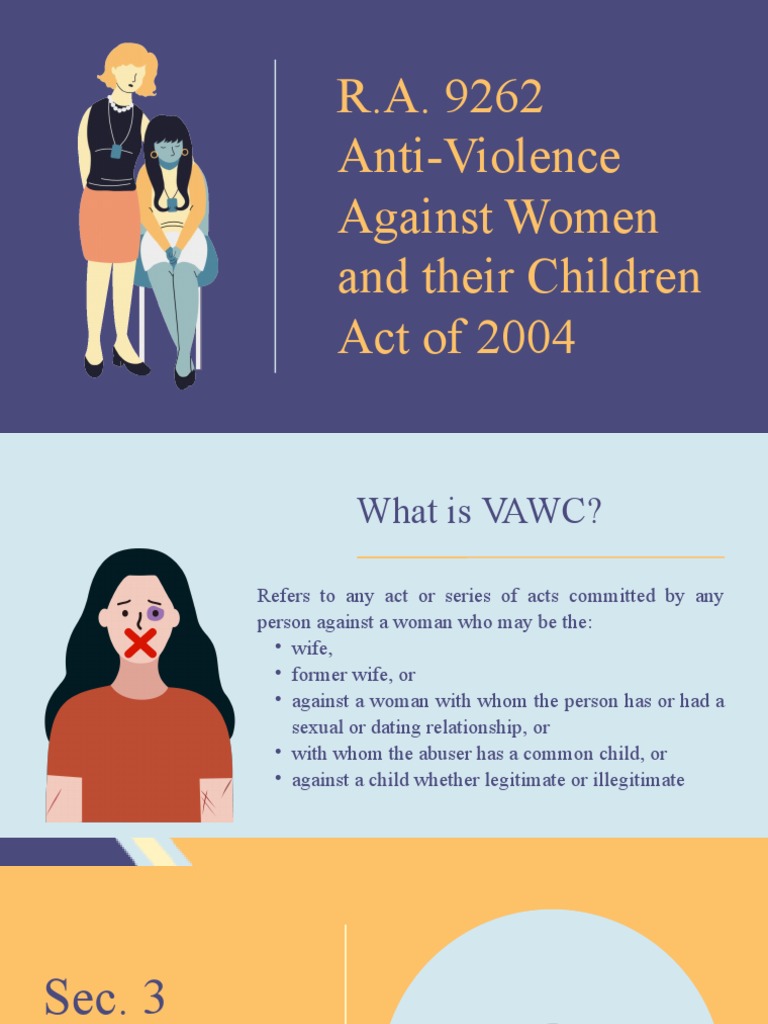 R.A. 9262 Anti Violence Against Women and Their Children Act of 2004 | PDF