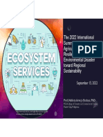 Bedoya EcologicalServices Lecture