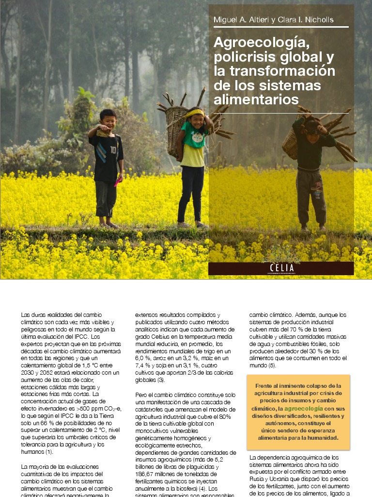 Altieri Nicholls 2022 | PDF | Agricultura | Agroecología