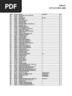 Stylus Pro 4880 Parts List and Diagram