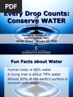 Every Drop Counts: Conserve WATER