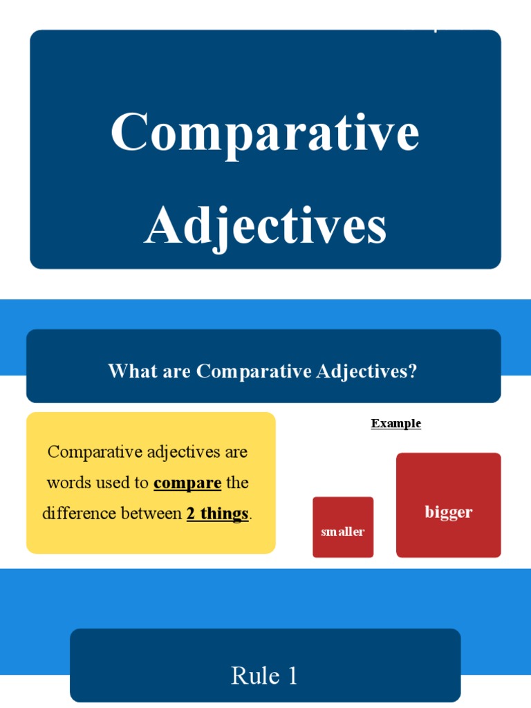 Grammar Slide - Comparision | PDF