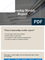 Topic 5 Internship Weekly Report