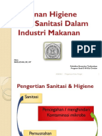 Peranan Sanitasi & Higiene Makanan