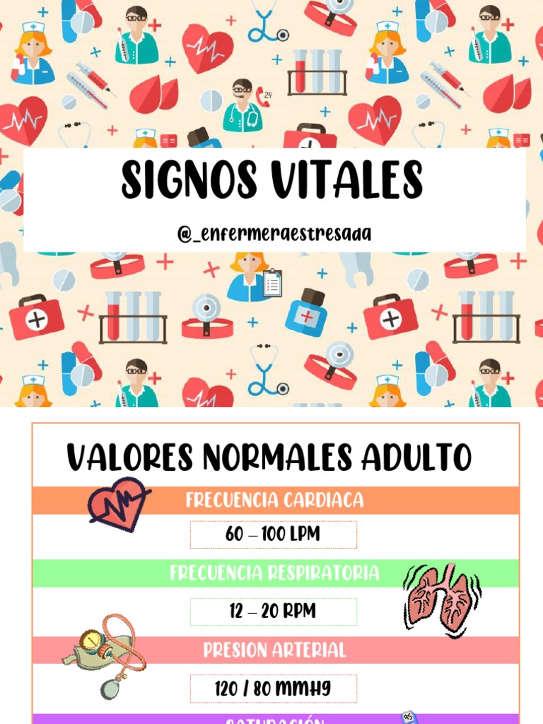 Valores Normales de Signos Vitales | PDF | Medicina | Fisiología