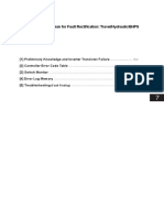 Actions To Be Taken For Fault Rectification: Travel/Hydraulic/EHPS