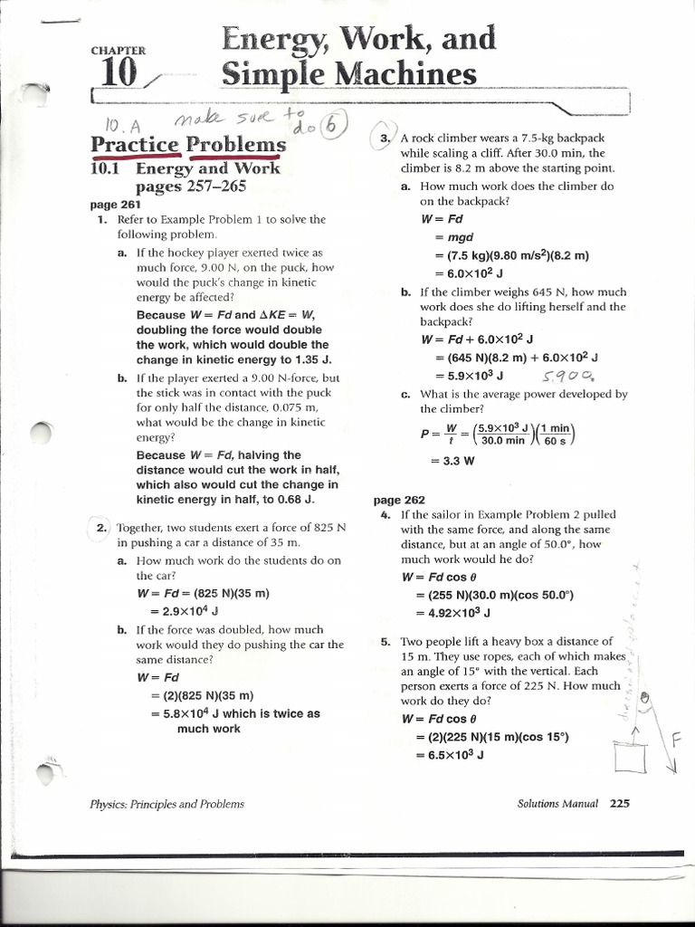 PH CH 10.1 Practice Problems - WE | PDF