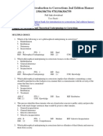 Introduction To Corrections 2nd Edition Hanser Test Bank