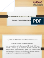 Modelo Educativo de UANE