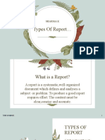 Types of Report-Candyman