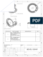 Bevel Gear DRAWING PDF