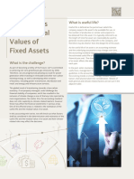 Useful Life and Residual Value of Fixed Assets