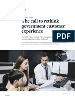 The Call To Rethink Government Customer Experience