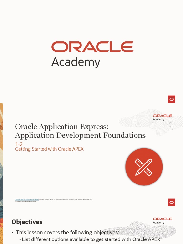 Application Development Foundation 1 Part 2 PDF My Sql Oracle