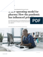 A New Operating Model For Pharma How The Pandemic Has Influenced Priorities