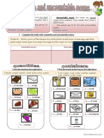 Countable and Uncountable Nouns