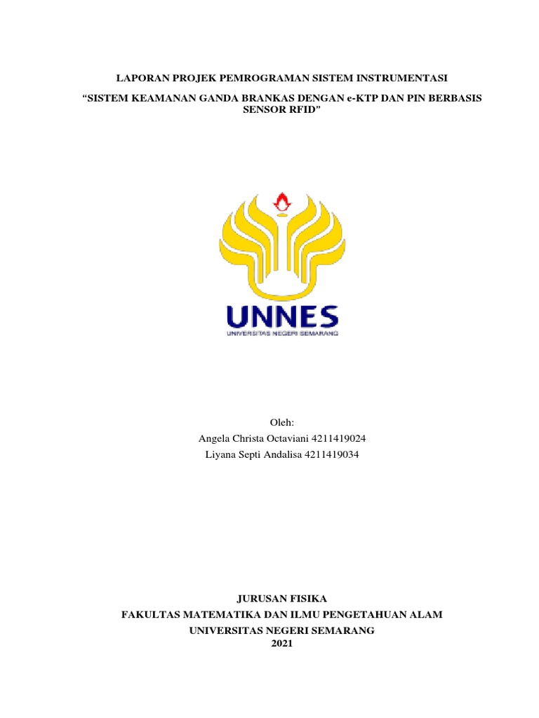 Sistem Keamanan Brankas RFID e-KTP | PDF
