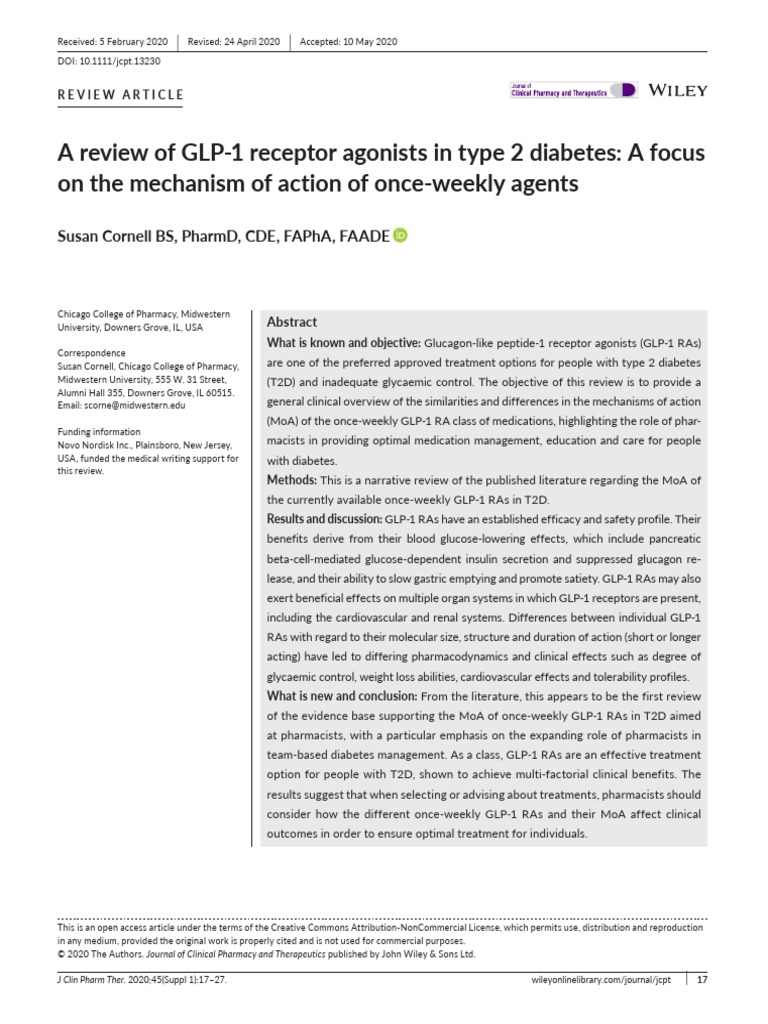 EXAMINING THE IMPACT OF GLP 1 RECEPTOR AGONIST USE ON intelligence overview