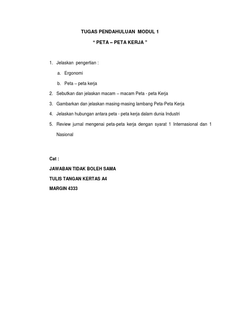 Tugas Pendahuluan Modul 1 | PDF