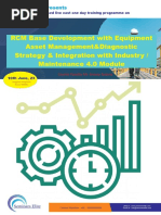 RCM Base Development With Equipment Asset Management&Diagnostic Strategy & Integration With Industry / Maintenance 4.0 Module