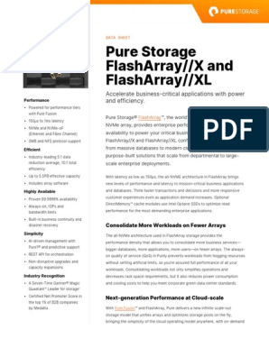 NVMe Storage Array, FlashArray//XL