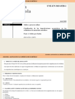 UNE-EN ISO 6520-1. Clasificación de Las Imperfecciones Geométricas en Las Soldaduras de Materiales Metálicos. Soldeo Por Fusión