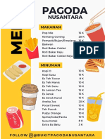 Yellow Restaurant Menu (60 × 80 CM)