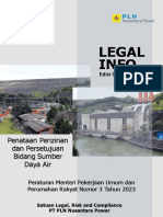 Legal Info 03 Penataan Perizinan Dan Persetujuan Bidang Sumber Daya Air Berdasarkan Permen PUPR 03 Tahun 2023