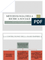 Metodologia Della Ricerca Sociale - La Costruzione Della Documentazione Empirica