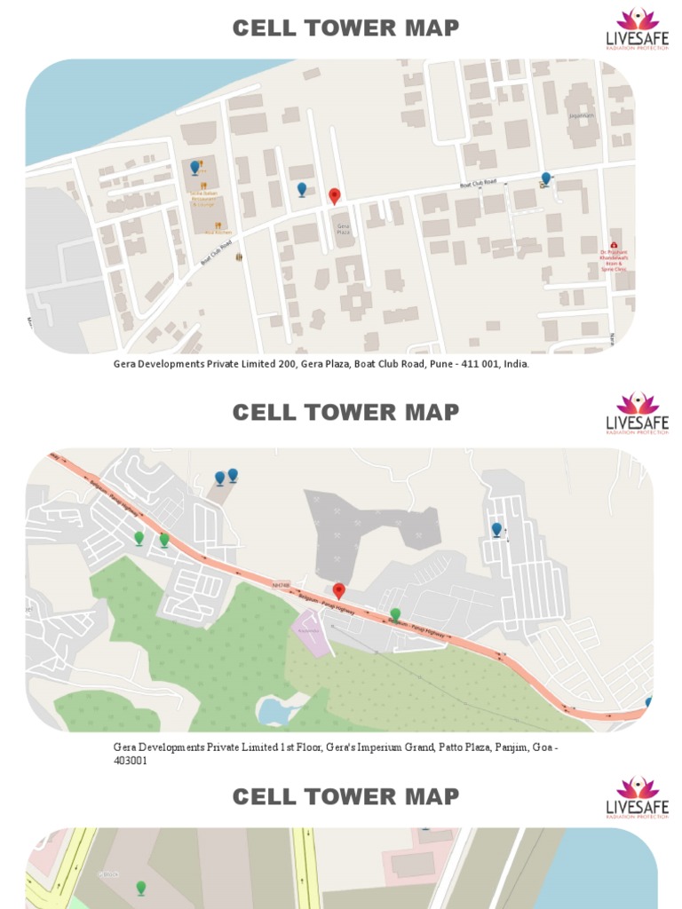 Cell Tower Locations Guide | PDF