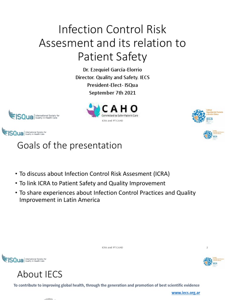 Infection Control Risk Assesment and Its Relation To Patient Safety