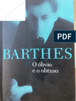 Roland Barthes - O óbvio e o obtuso