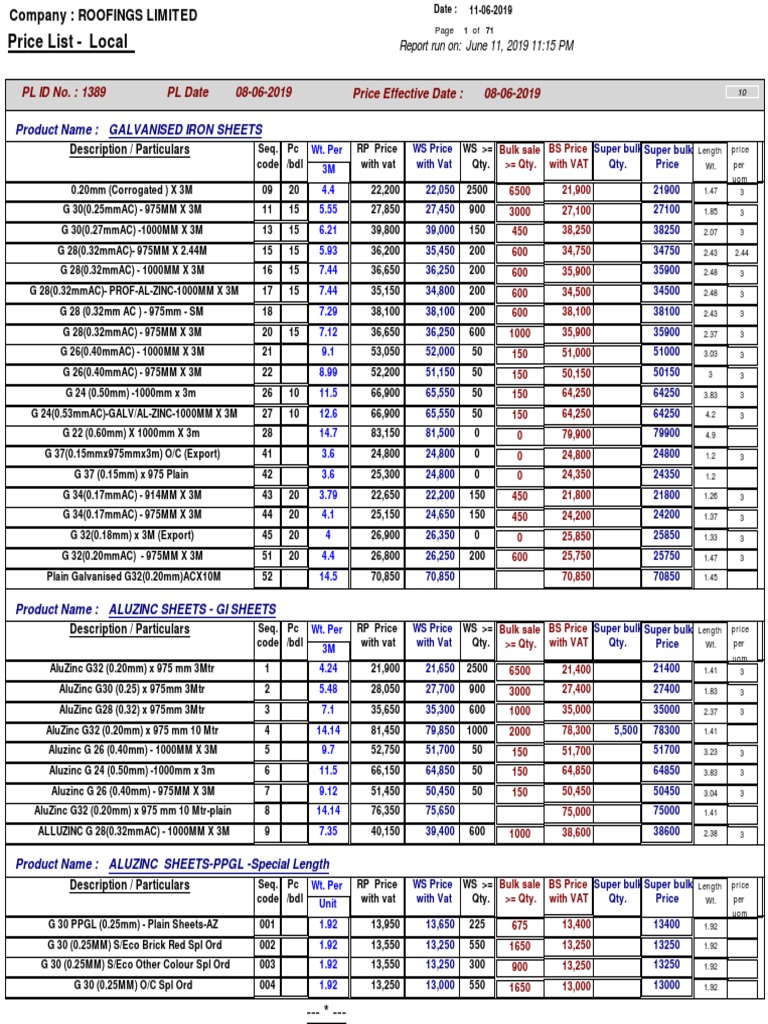 roofings-price-list-june-2019-pdf-building-engineering