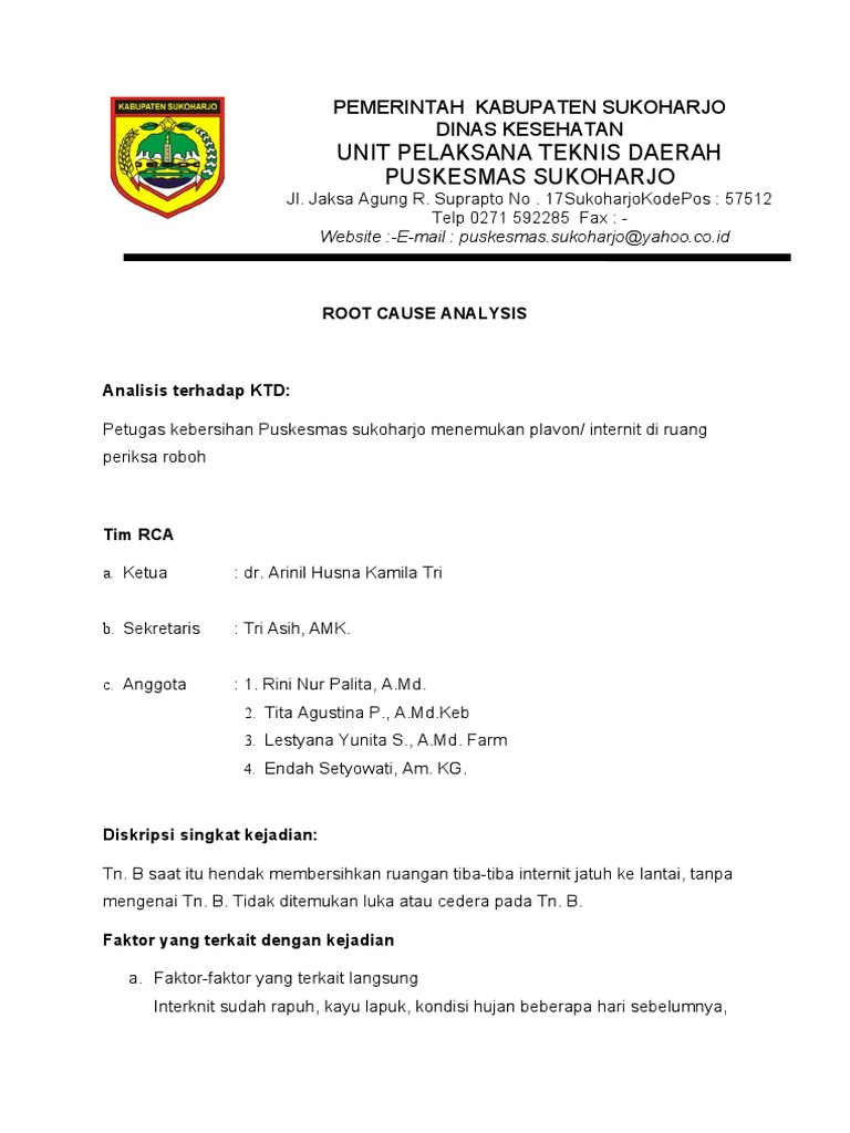 Root Cause Analysis Pdf