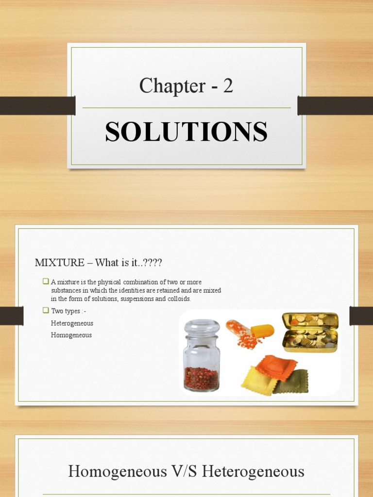 Understanding Mixtures and Concentration | PDF