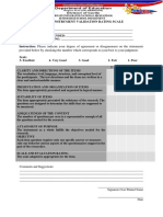 Survey Instrument Validation Rating Scale SHS 2023