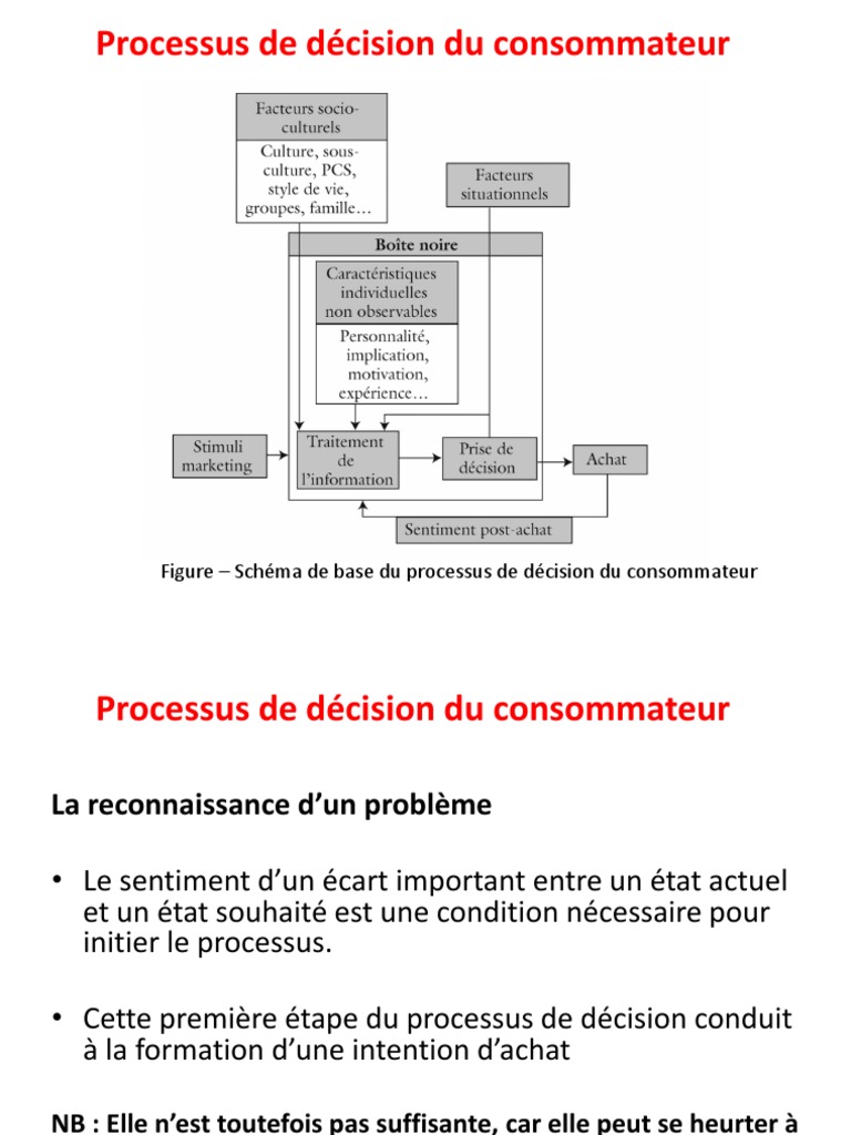 CC Cours Processus Decision | PDF | Affaires