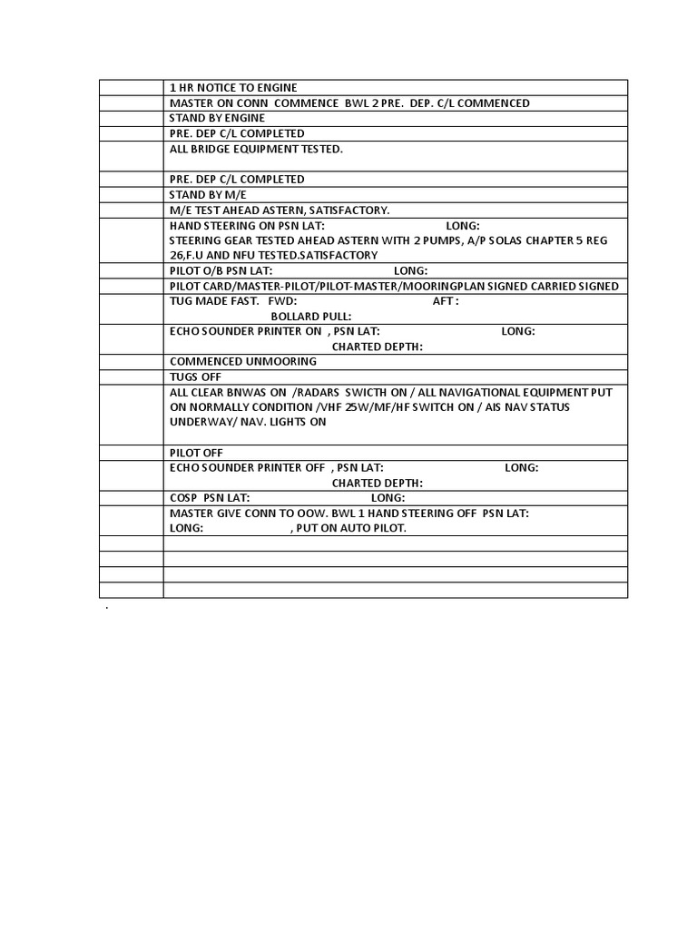 Ship's Bell Book Entry Summary | PDF