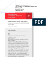 (Submissão de Trabalho) I CONGRESSO BRASILEIRO EM SAÚDE DA MULHER