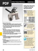 Enerpac Hydraulic Torque Wrench Chart | PDF | Mechanical Engineering