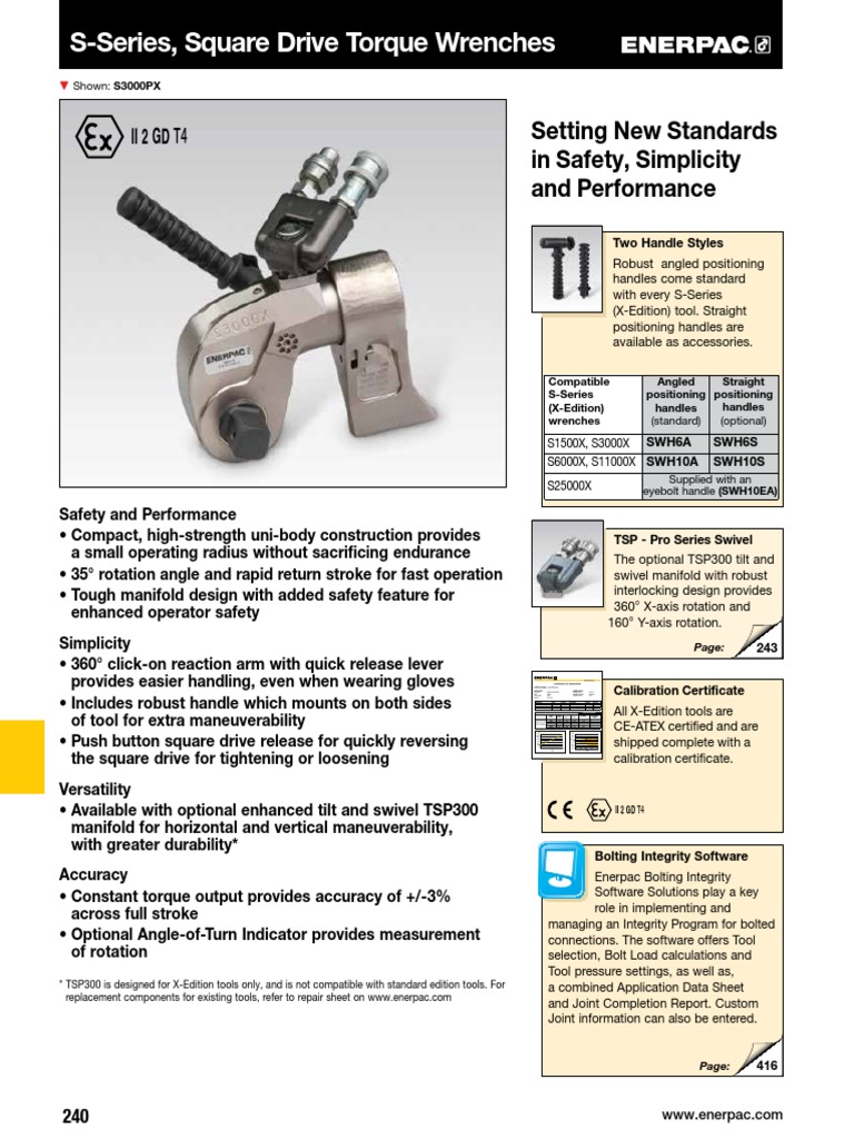 S-Series_Square_Drive_Torque_Wrenches_EN-US | PDF | Calibration | Tools