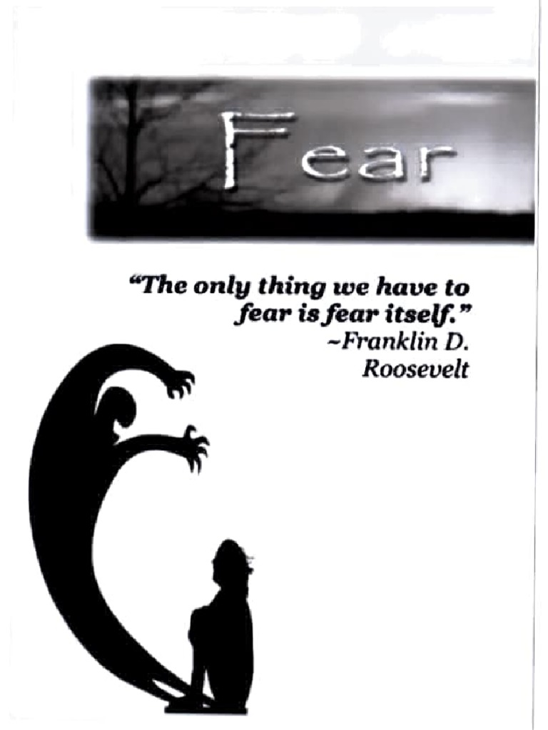English Project Work Pdf Fear Anxiety