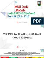 Visi Misi Dan Kebijakan Kab Semarang 2021-2026