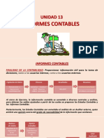 Unidad XIII - Informes Contables - Diapositivas de Clase Teórico-Práctica