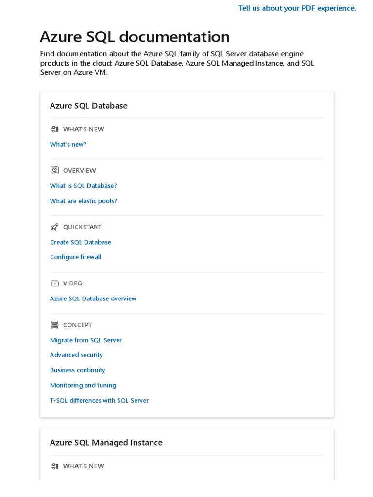Azure Azure SQL Azuresql VM | PDF | Cloud Computing | Databases