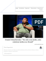 Daniel Munduruku - "Eu Não Sou Índio, Não Existem Índios No Brasil" - Nonada Jornalismo